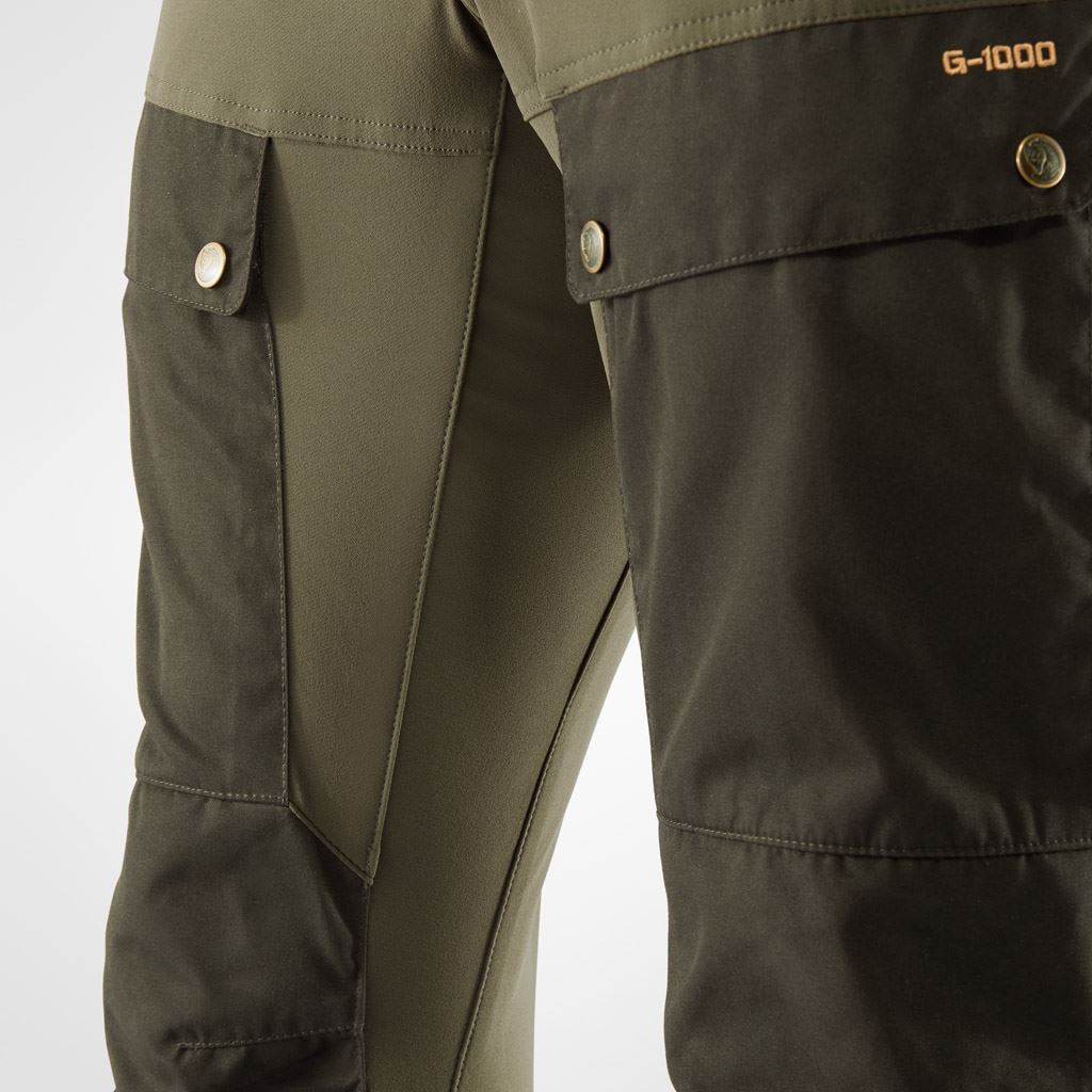 Fjällräven Keb Trousers M Long Deep Forest / Laurel Green