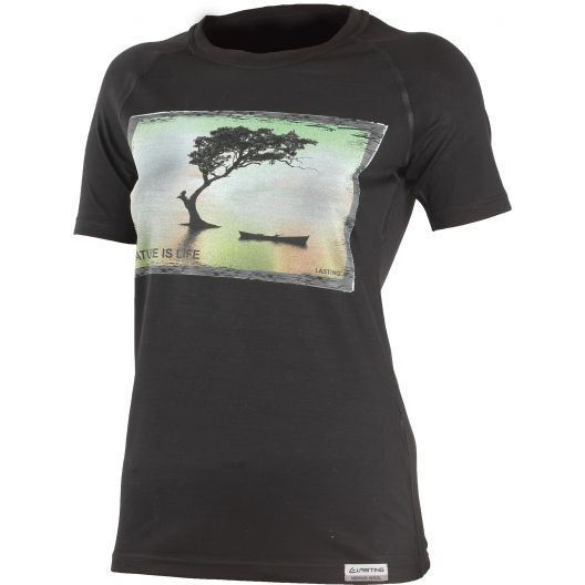 Lasting Light Merino T-Shirt Lake Woman