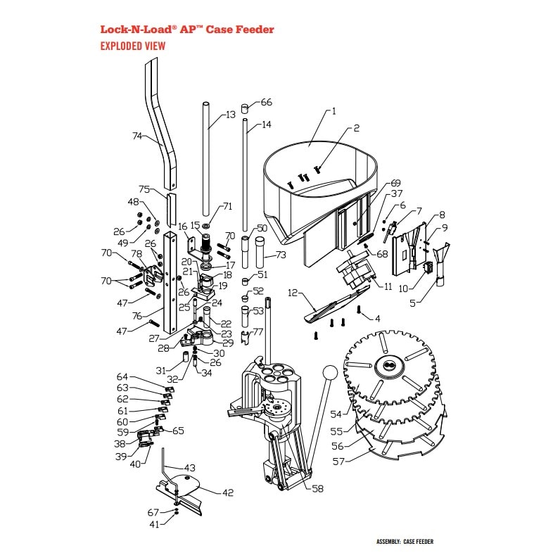 Hornady Parts Main Bracket #42 #398289