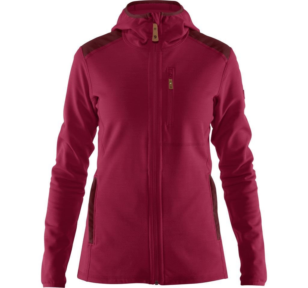 Fjällräven Keb Fleece Hoodie W Plum-Dark Garnet