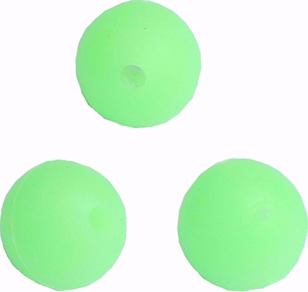 Wiggler Soft Beads grønn lys 12mm