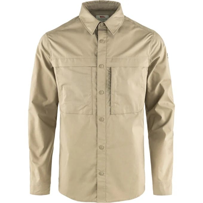 Fjällräven Abisko Trail Shirt LS M Fossil