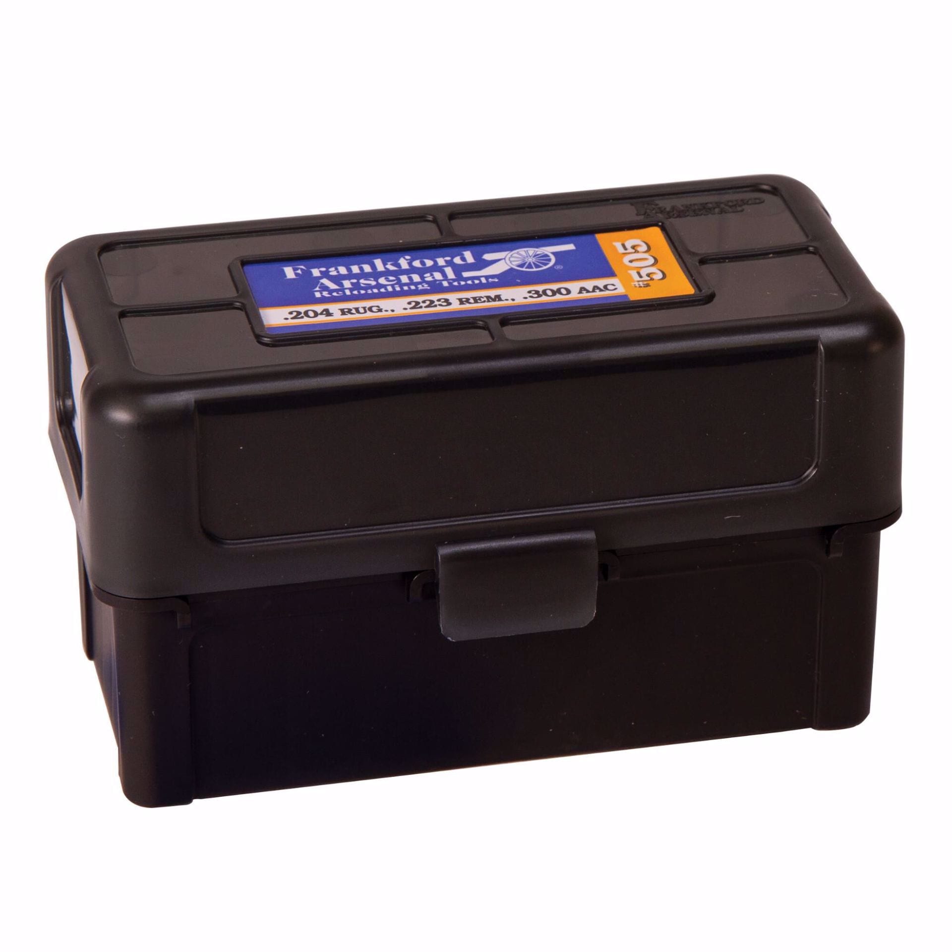 Frankford Arsenal Hinge-Top Ammo Box, #505, 222-223 50 ct.