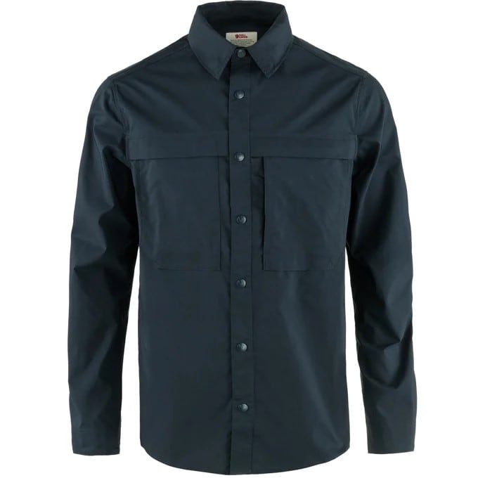 Fjällräven Abisko Trail Shirt LS M Dark Navy