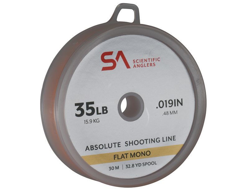 SA Absolute Shooting Line Flat Mono 42Lb 30m Chartreuse