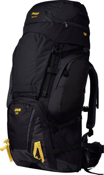 Bergans Alpinist V6 Medium 110L Black/Waxed yellow
