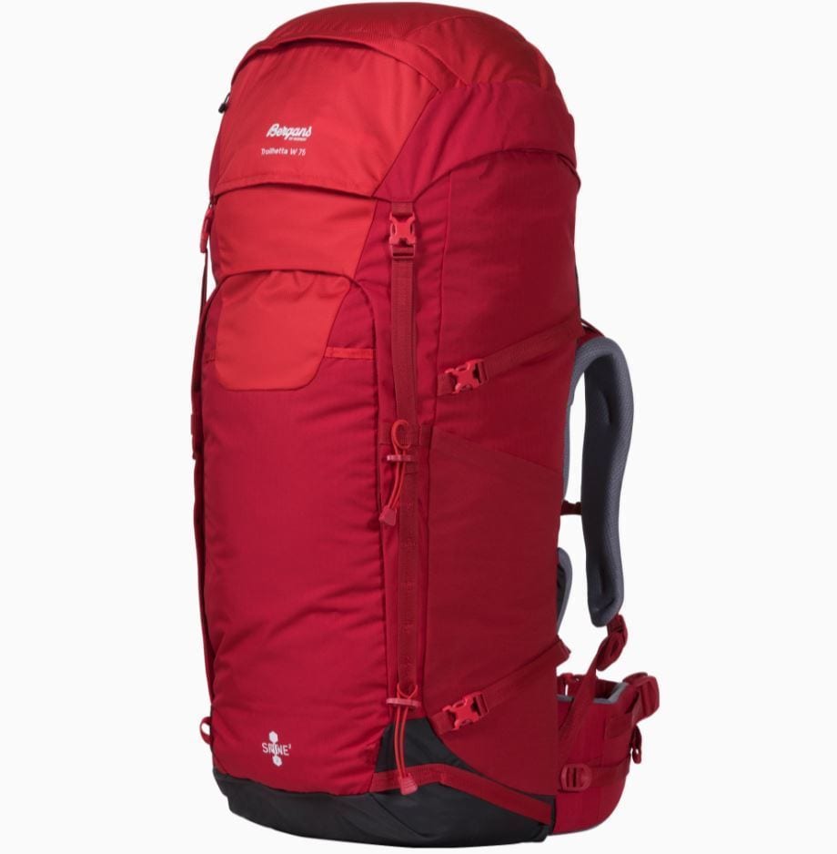 Bergans Trollhetta V5 W 75 Red/Fire Red