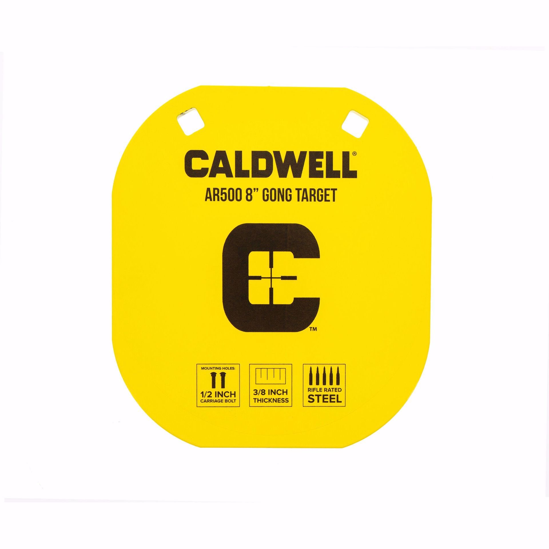 CALDWELL Gong Target AR500 8" C CP=6