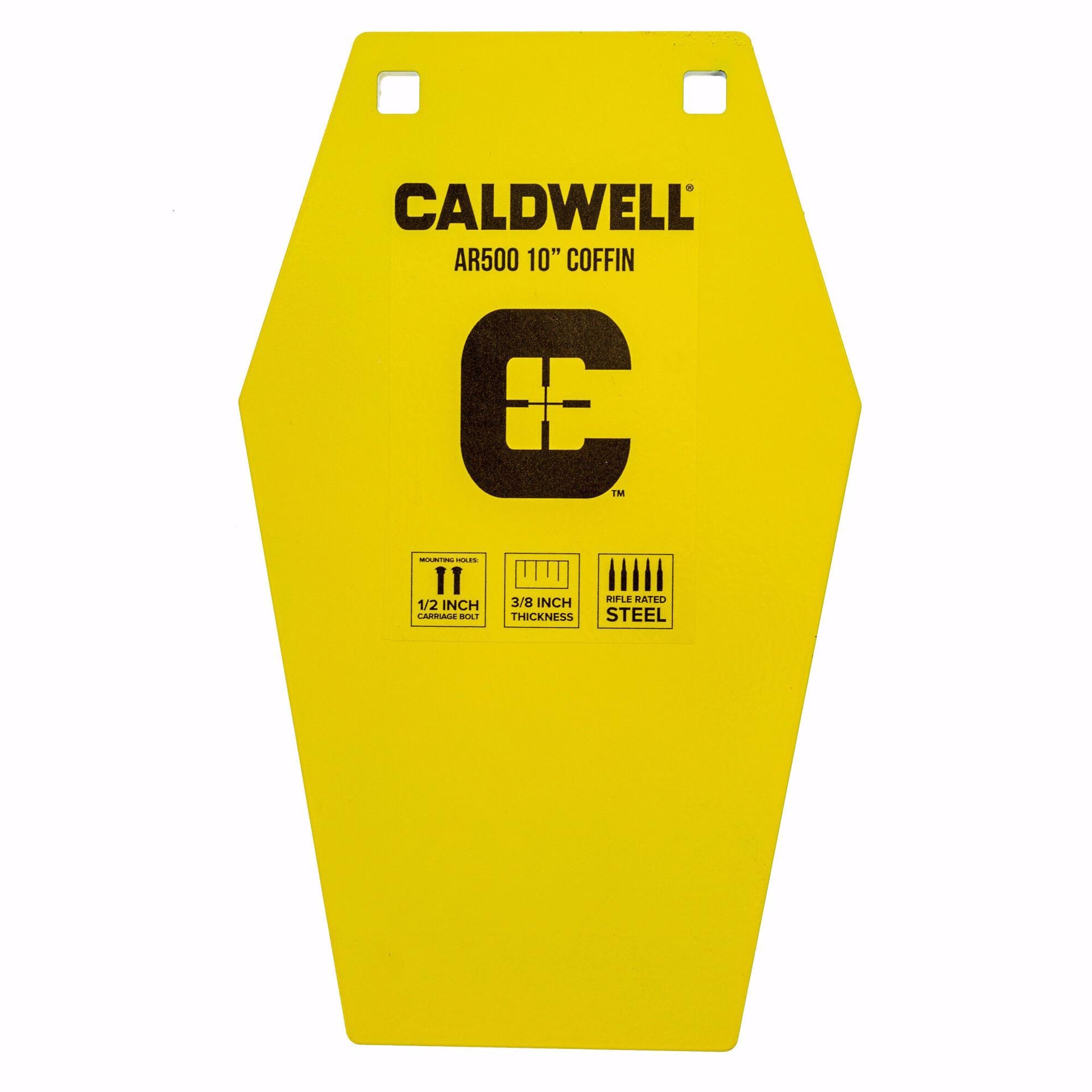 CALDWELL Gong Target AR500 10" Coffin