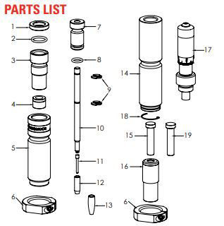 Hornady Parts Match Grade Die Retaining pin #396430