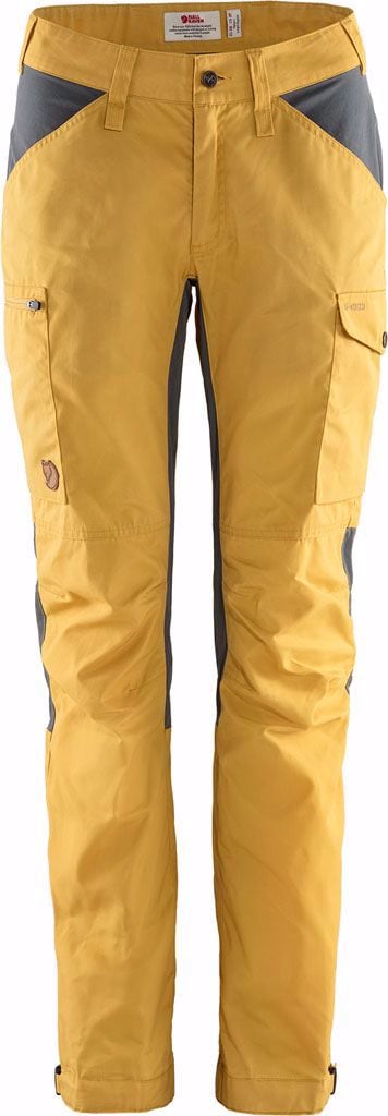 Fjällräven Kaipak Trousers Curved W Ochre-Super Grey