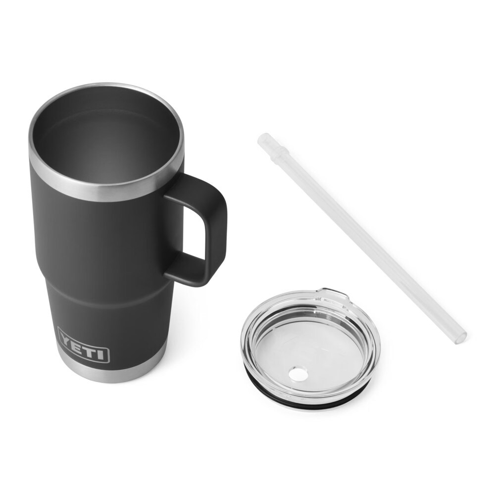 Yeti Rambler 25 oz (710 ml) Straw Mug Black