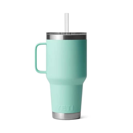 Yeti Rambler 35 oz (994 ml) Straw Mug Seafoam