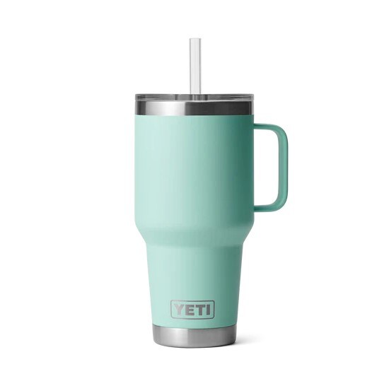 Yeti Rambler 35 oz (994 ml) Straw Mug Seafoam