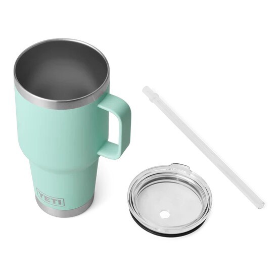 Yeti Rambler 35 oz (994 ml) Straw Mug Seafoam