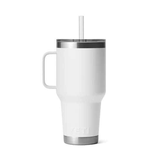 Yeti Rambler 35 oz (994 ml) Straw Mug White