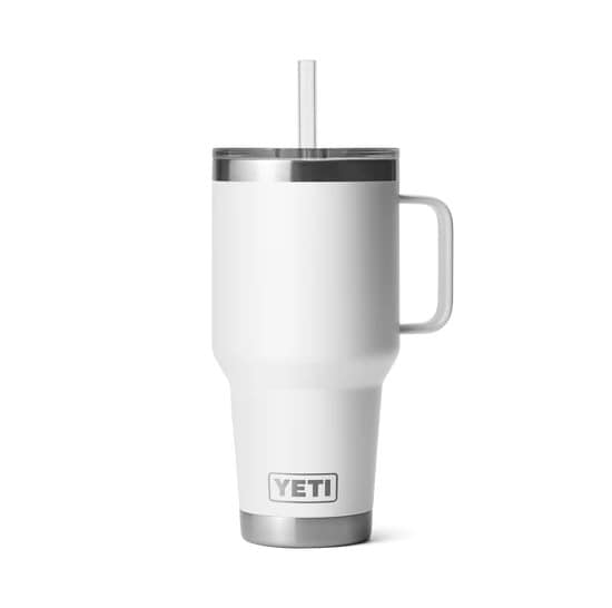 Yeti Rambler 35 oz (994 ml) Straw Mug White