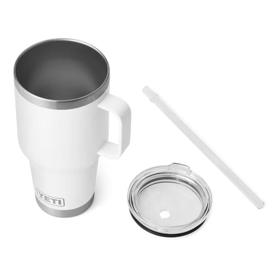 Yeti Rambler 35 oz (994 ml) Straw Mug White