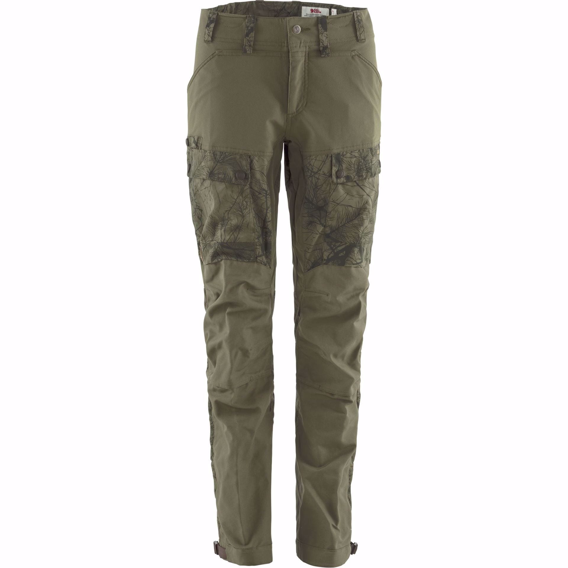 Fjällräven Lappland Hybrid Trousers W Green Camo - Laurel Green