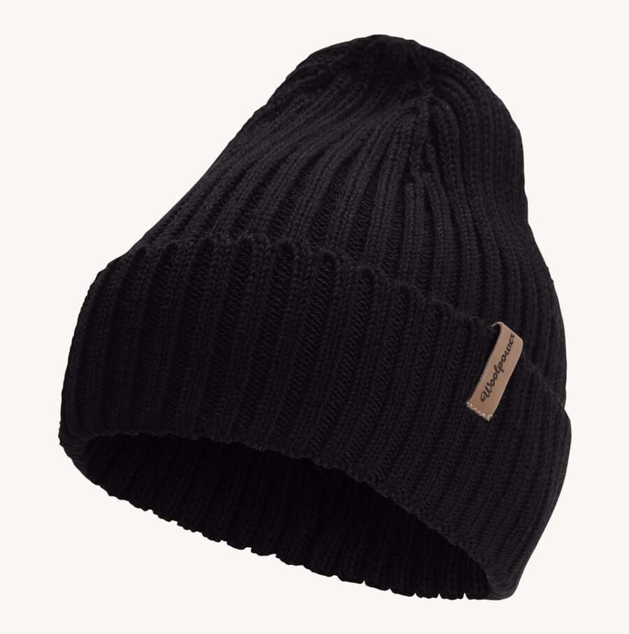 Woolpower Beanie Rib Black One Size