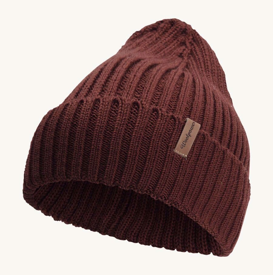 Woolpower Beanie Rib Rust Red One Size