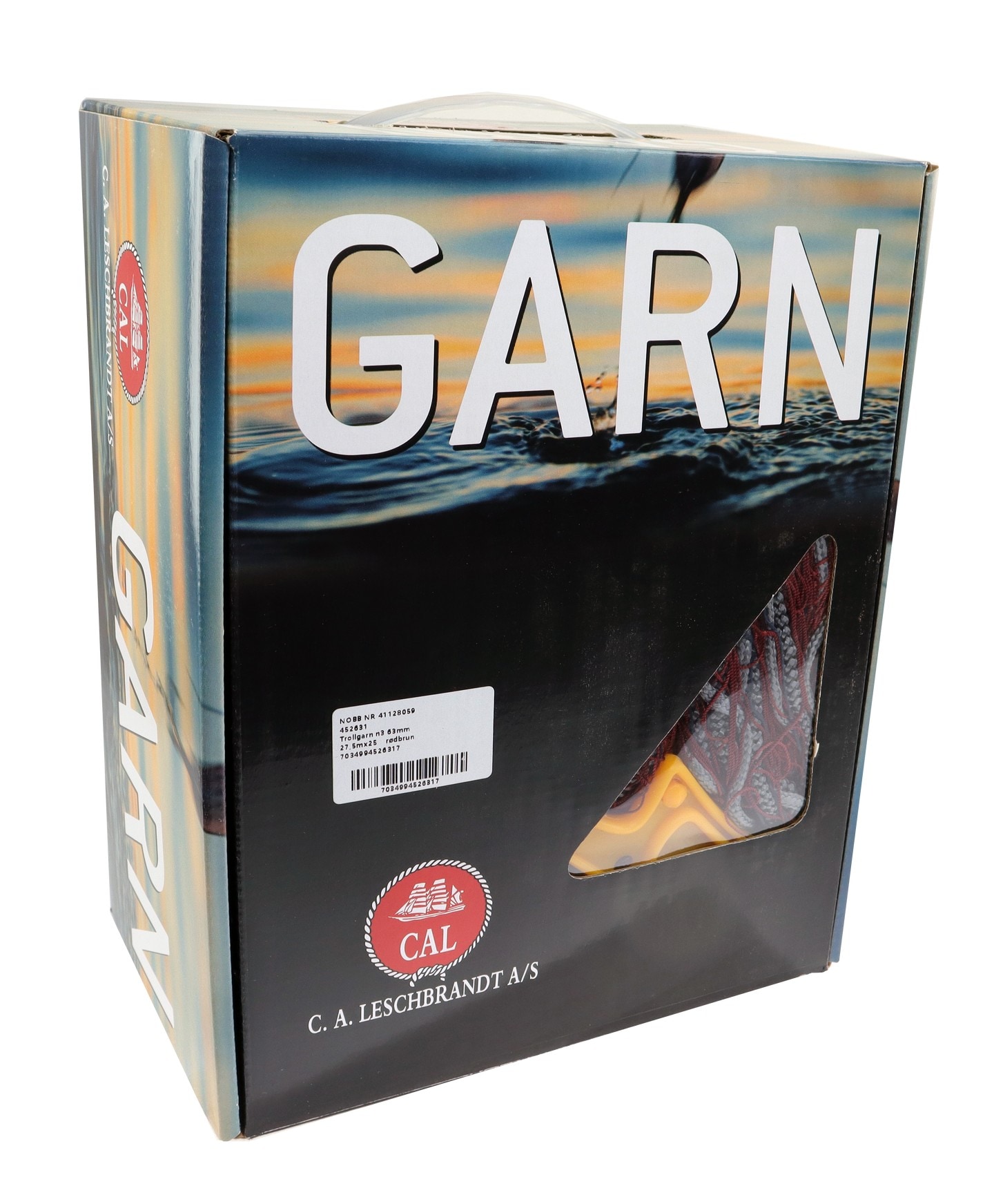 CAL Garn Trollg n3 63mm 27,5mx25 rødbrun Rødbrun Trollgarn