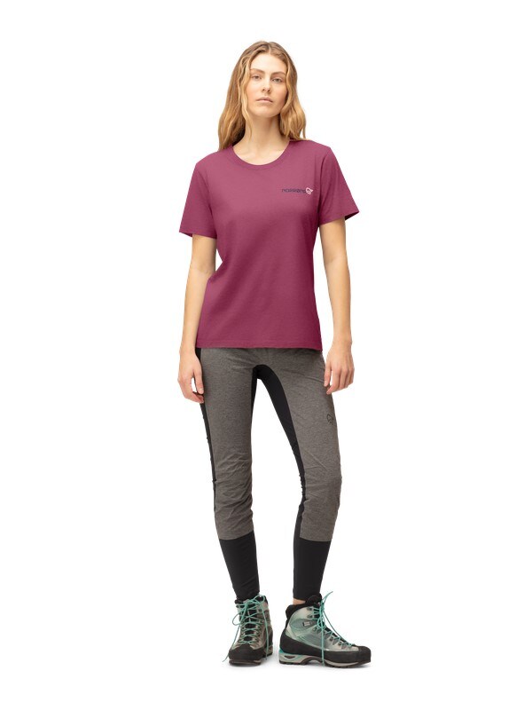 Norrøna /29 cotton Duotone T-Shirt (W) Violet Quartz Utgått