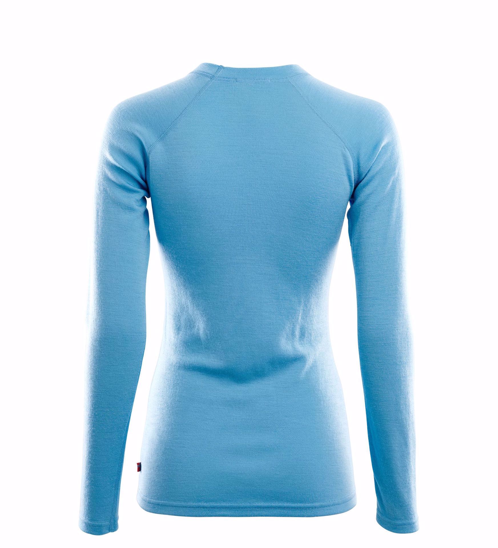 Aclima Warmwool CREW NECK WOMAN Azure Blue