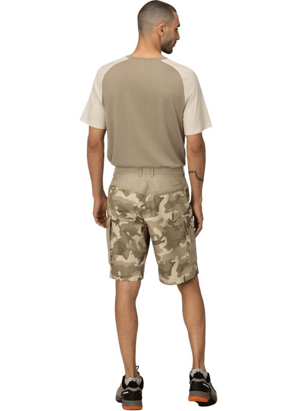 Norrøna Femund Cotton Cargo Shorts (M) Camo Beige Utgått