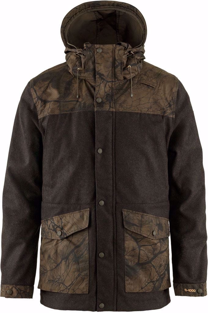 Fjällräven Värmland Wool Jacket Dark Olive/Dark Olive Camo