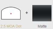 Leupold DeltaPoint Pro Base Model Matte 2,5 Moa Dot