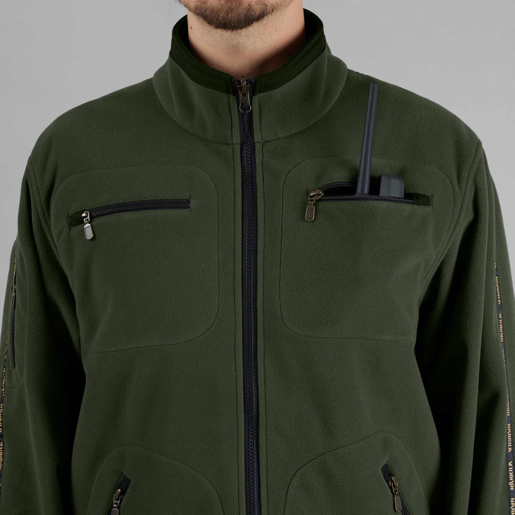 J&F Härkila Kamko fleece Grey/Green