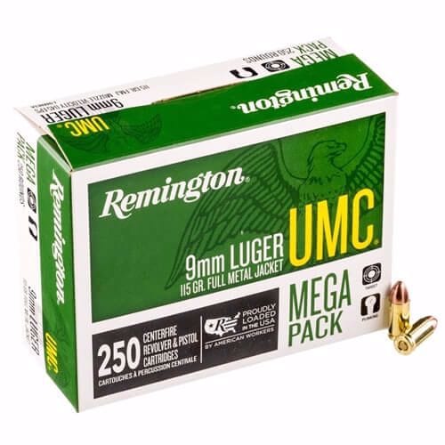 Remington UMC FMJ 9mm Luger 115 gr.