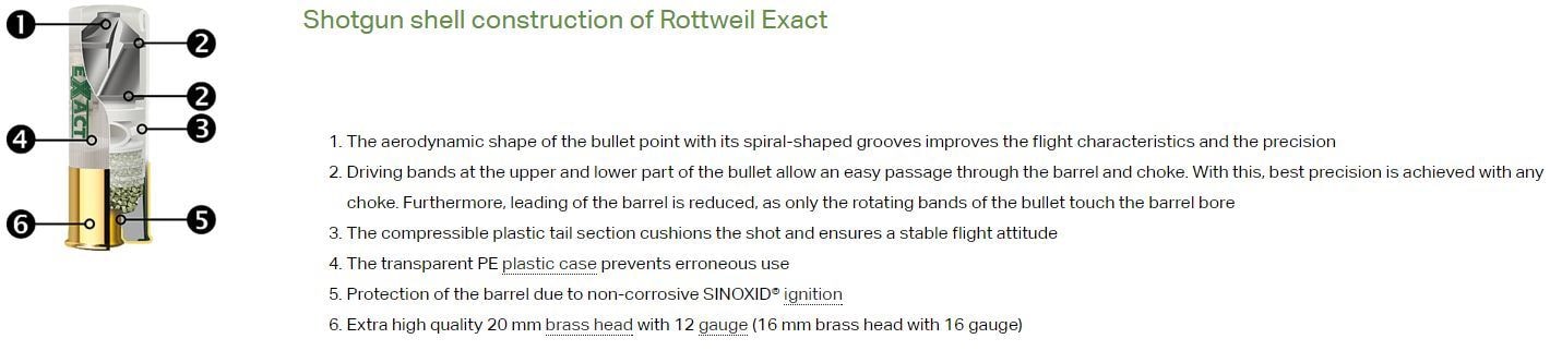 Rottweil Exact 12/70 10pk