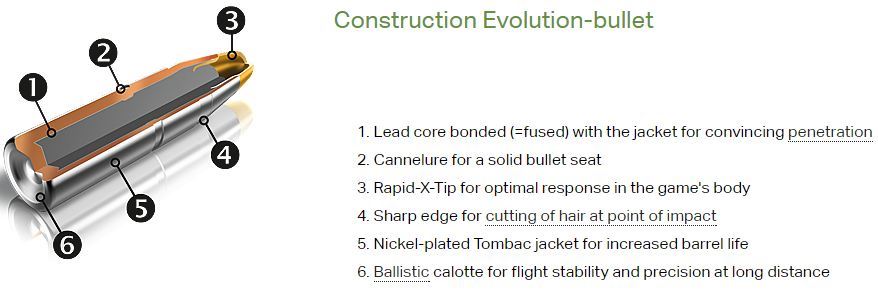 Rws Bullets Evo 30 11,9G 50pk