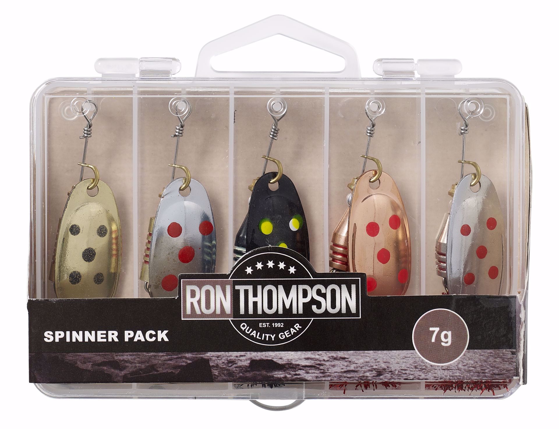 Ron Thompson SPINNER PACK INC. BOX 5 PCS 7G