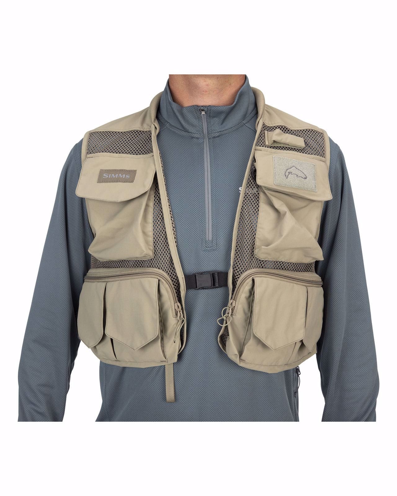 Simms Tributary Vest Tan