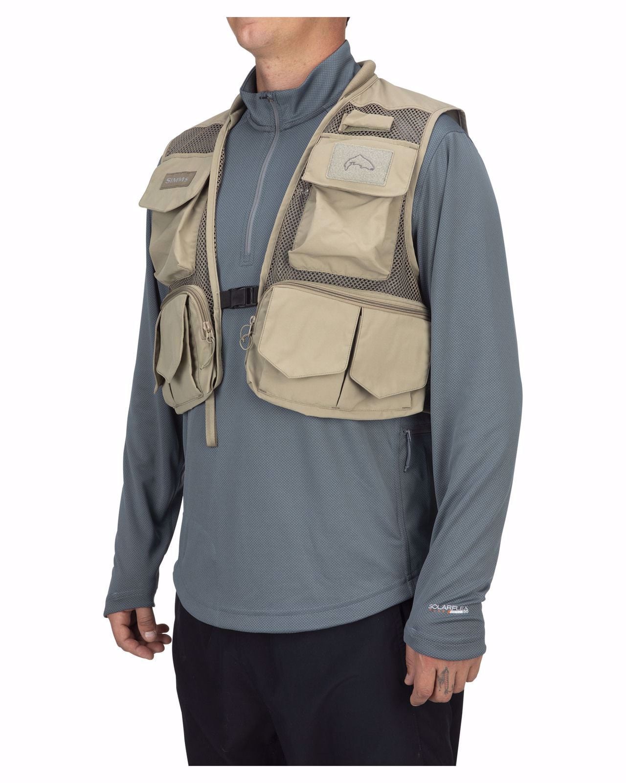 Simms Tributary Vest Tan