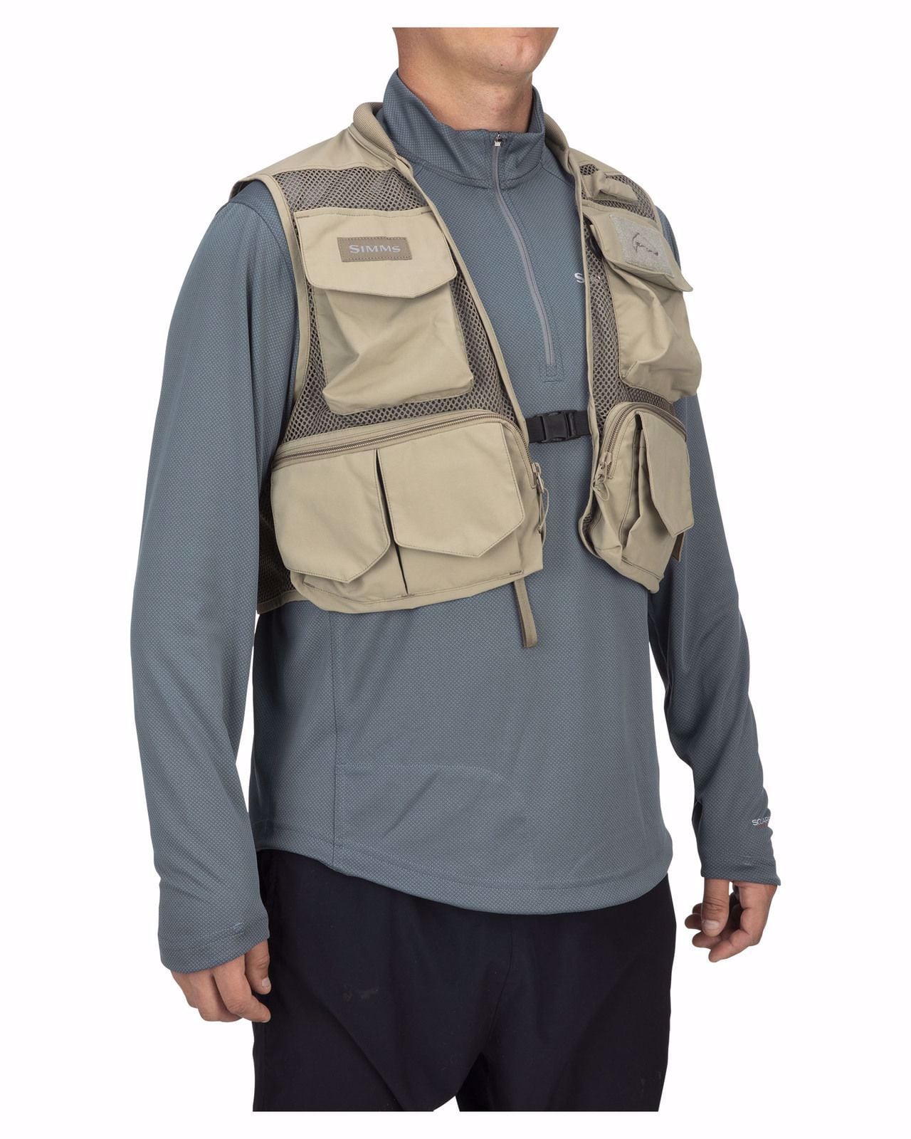 Simms Tributary Vest Tan