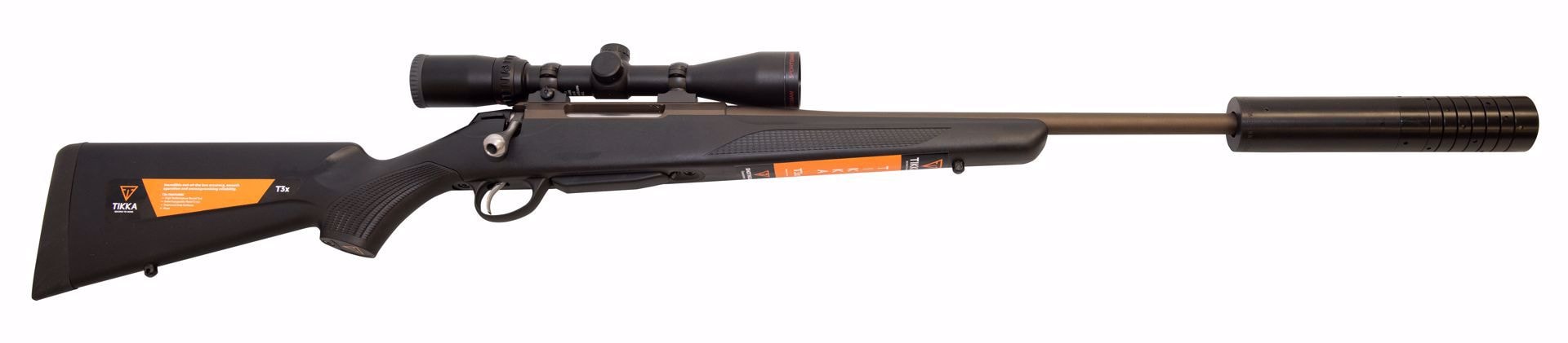 Tikka T3x Lite Pakke M/ Ceracoating Leupold og Schultz demper++