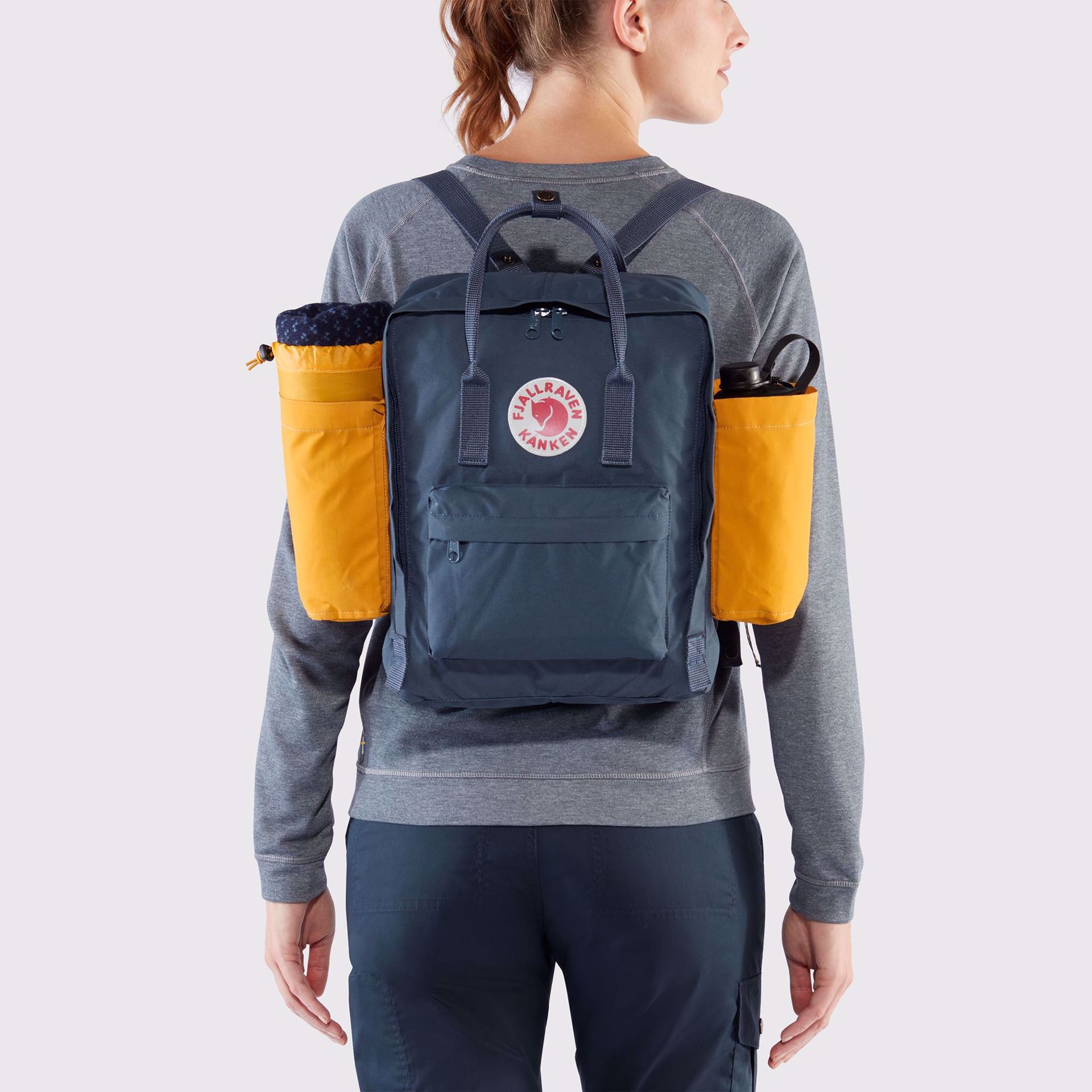 Fjällräven Kånken Bottle Pocket Black