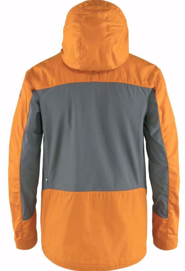 Fjällräven Abisko Lite Trekking Jacket M Ember Orange - Super Grey