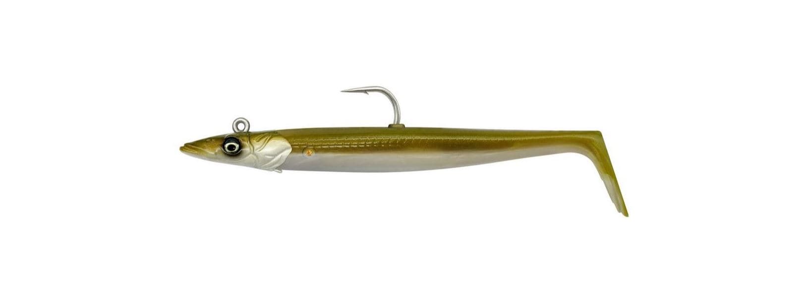 Savage Gear Sandeel V2 WL 14cm 33g Sinking Khaki 2+1