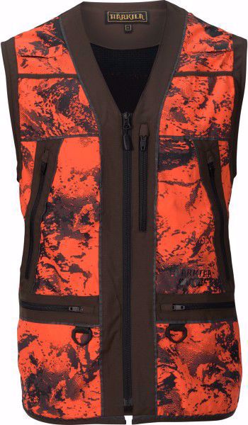 Härkila Wildboar Pro Safety Vest AXIS MSP Orange Blaze/Shadow Brown