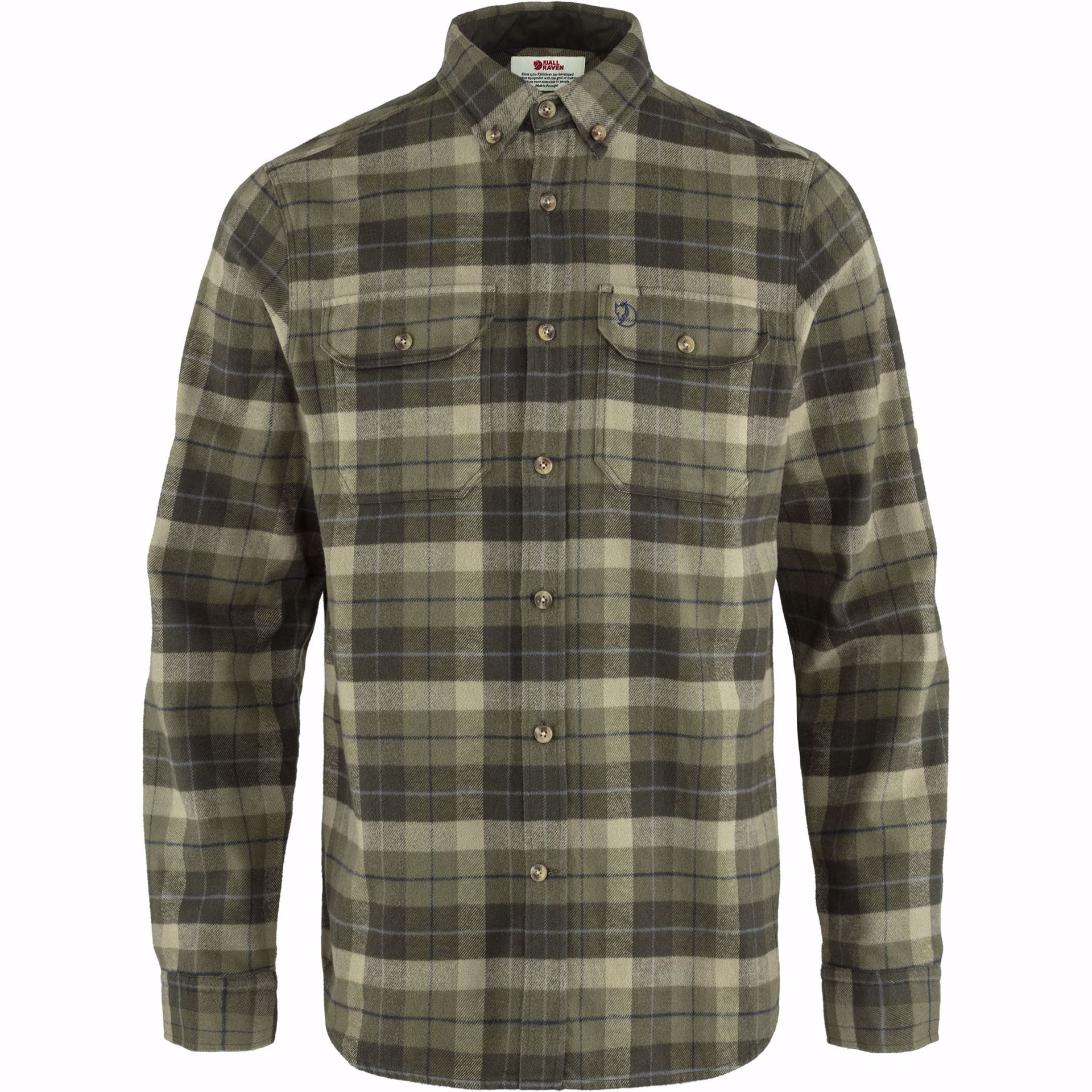 Fjällräven Singi Heavy Flannel Shirt Green-Deep Forest