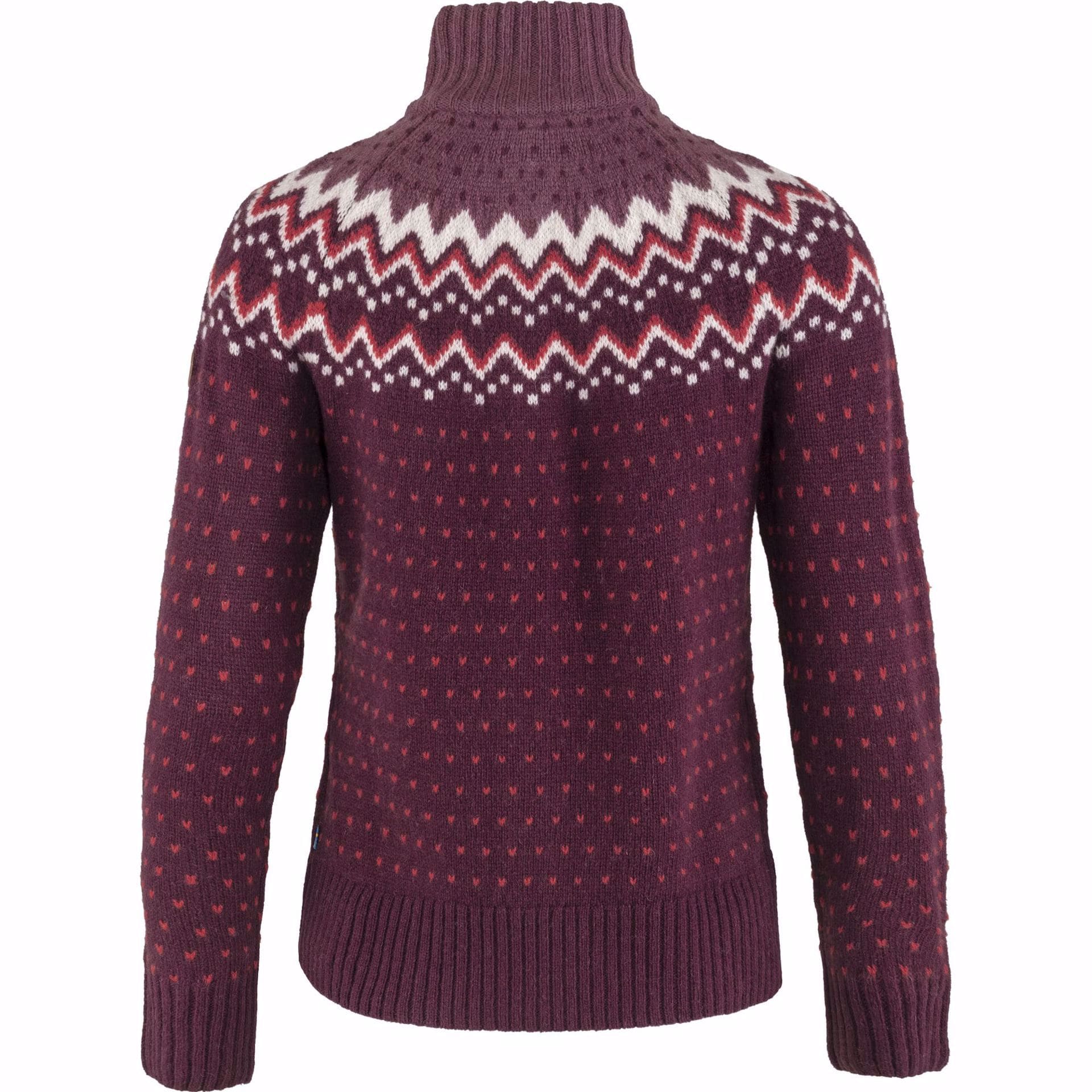 Fjällräven Övik Knit Cardigan W Dark Garnet