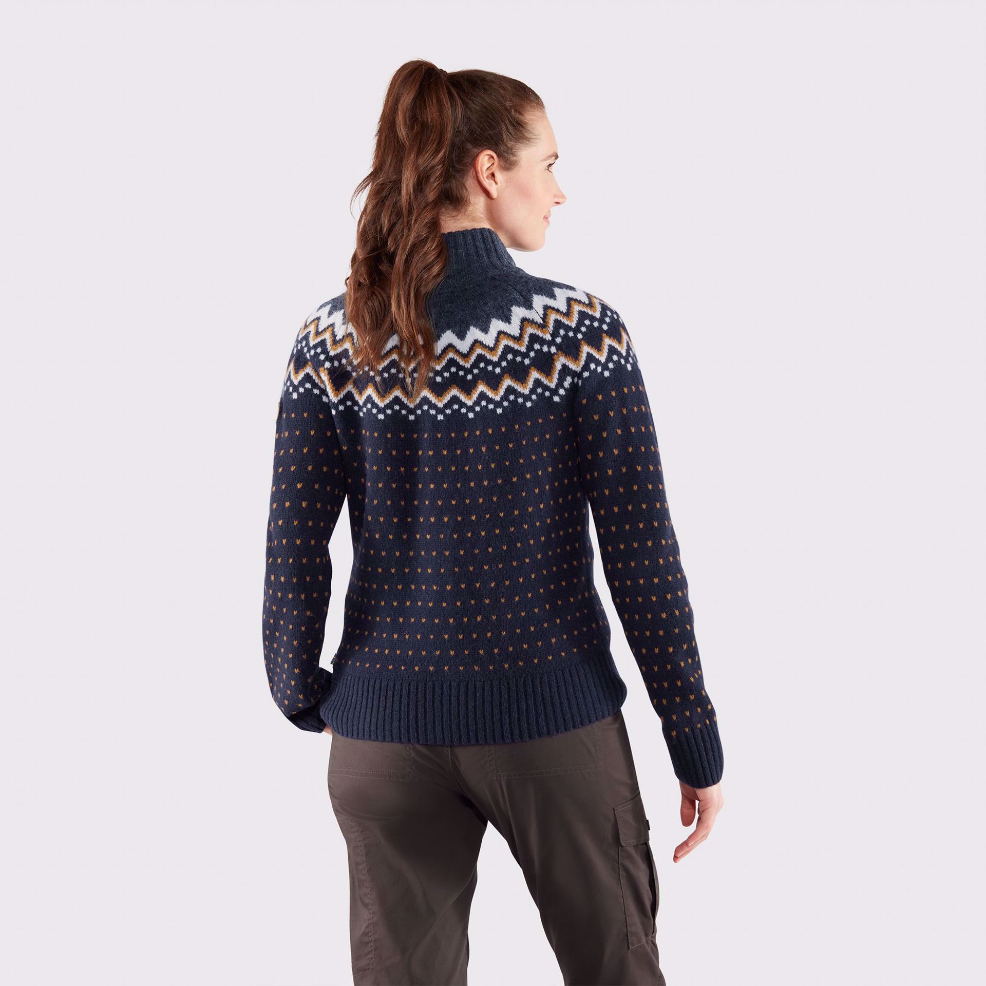 Fjällräven Övik Knit Cardigan W Dark Navy