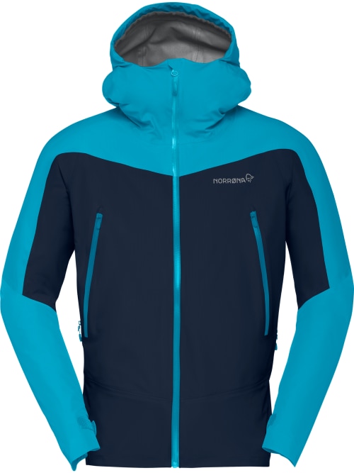 Norrøna falketind Gore-Tex Jacket (M) Hawaiian Surf/Indigo Night Utgått