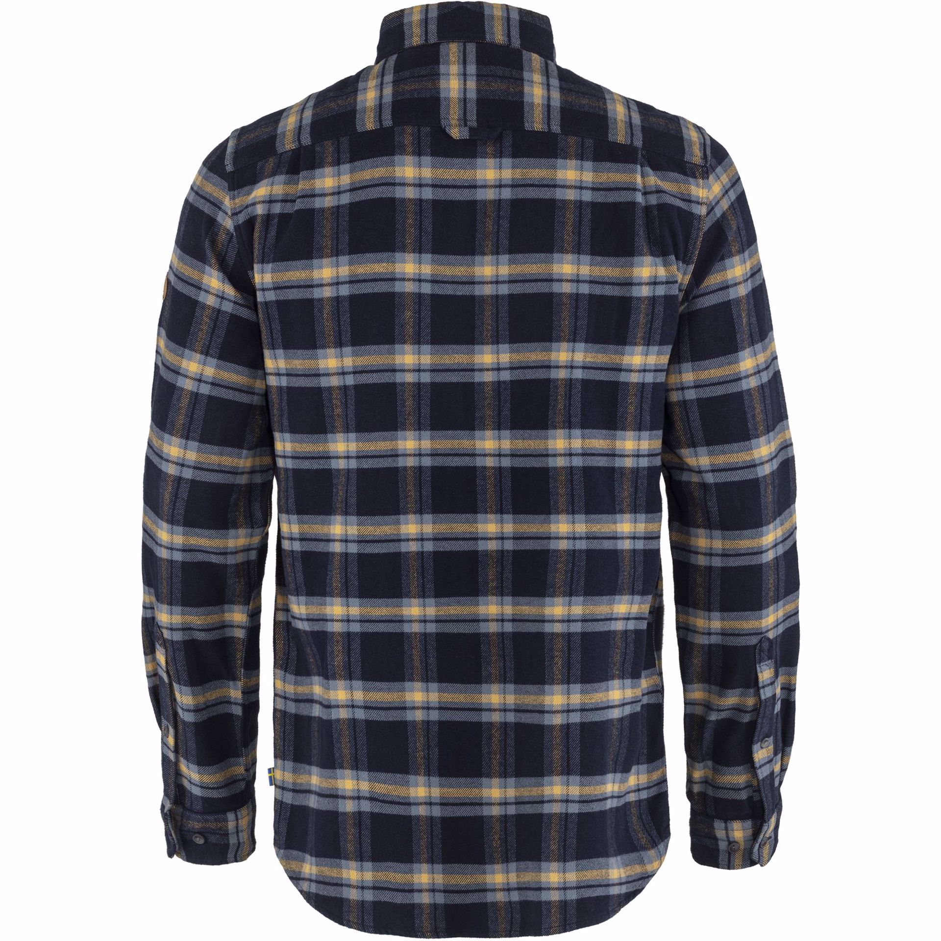 Fjällräven Övik Heavy Flannel Shirt M Dark Navy-Buckwheat Brown