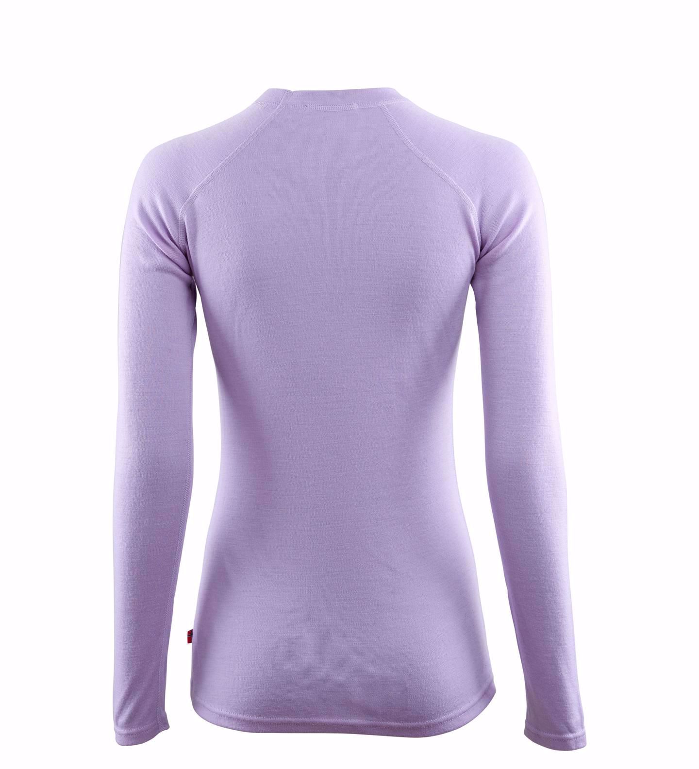 Aclima Warmwool CREW NECK WOMAN Purple Rose